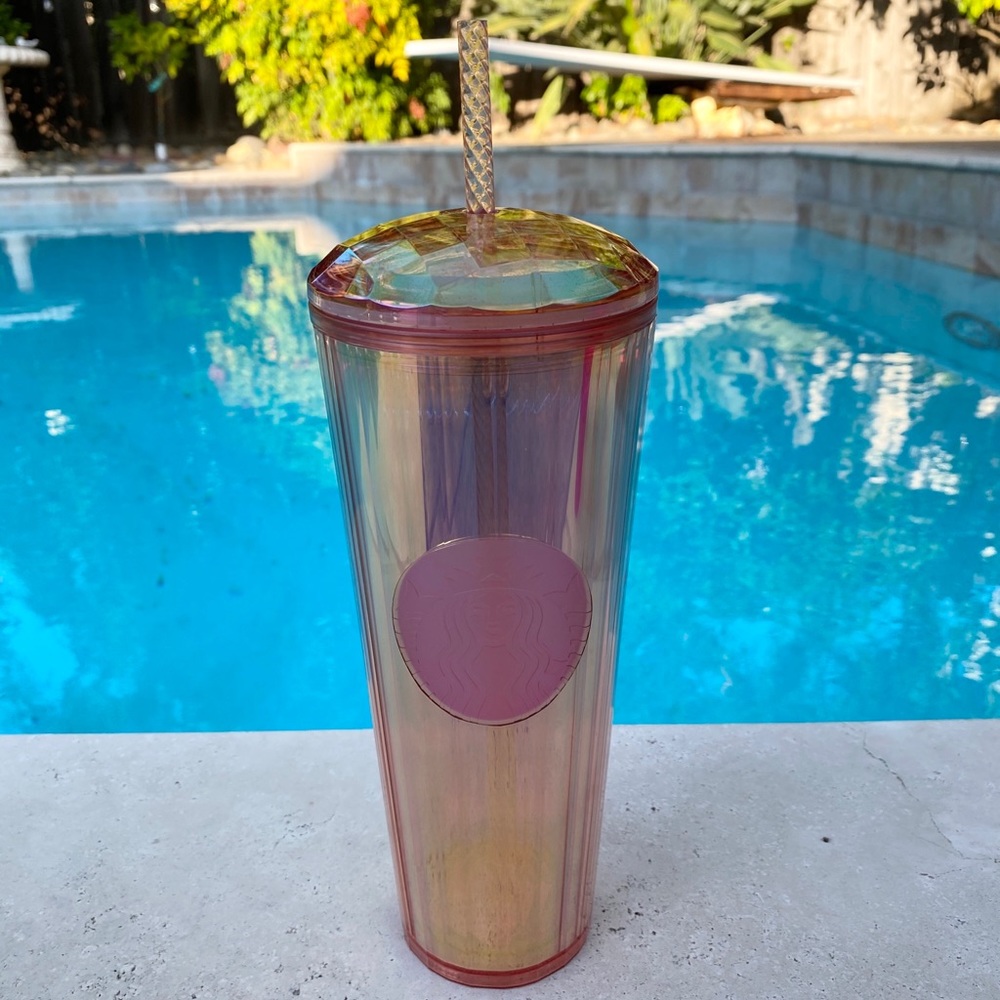 Starbucks pink kaleidoscope cup